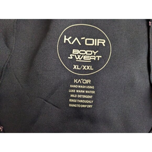 Ka’oir Fitness Body Sweat Suit Black Pink Wet Suit Womens Size XL/XXL - Picture 3 of 10